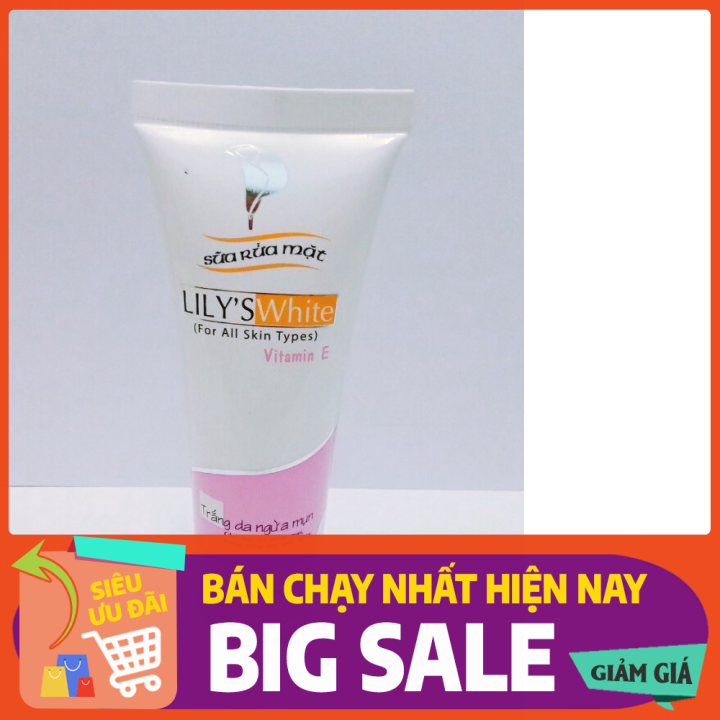 SỮA RỬA MẶT LILY WHITE TRẮNG DA NGỪA MỤN