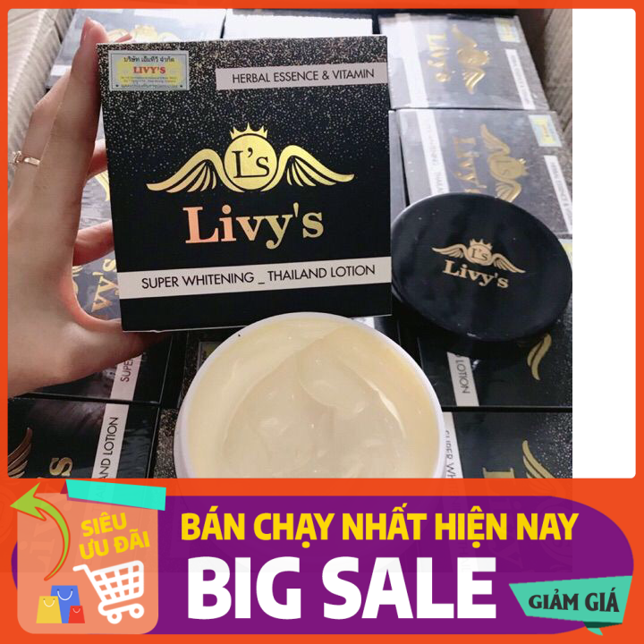[HCM]Kem body Livys siêu trắng chống nắng Thái Lan