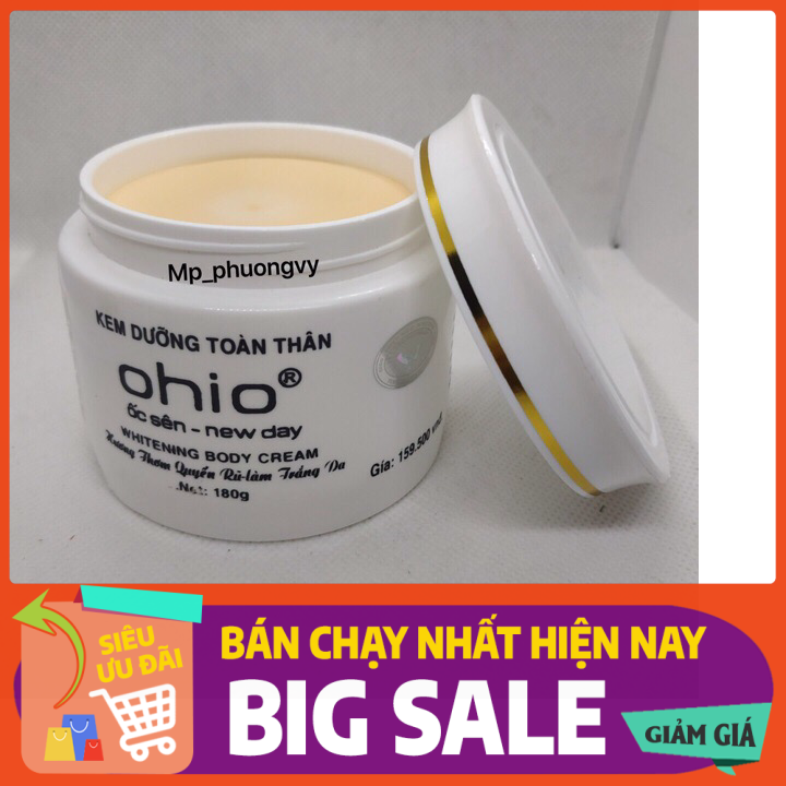 Kem Dưỡng Trắng Body Ohio 150G