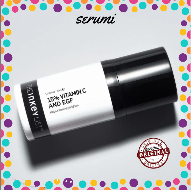 Serum 15% Vitamin C Và Egf The Inkey List 30Ml ✨ Chống Oxy Hóa Bảo Vệ Da Khỏi Các Tác Nhân Môi Trường ✨ Chính Hãng Uk