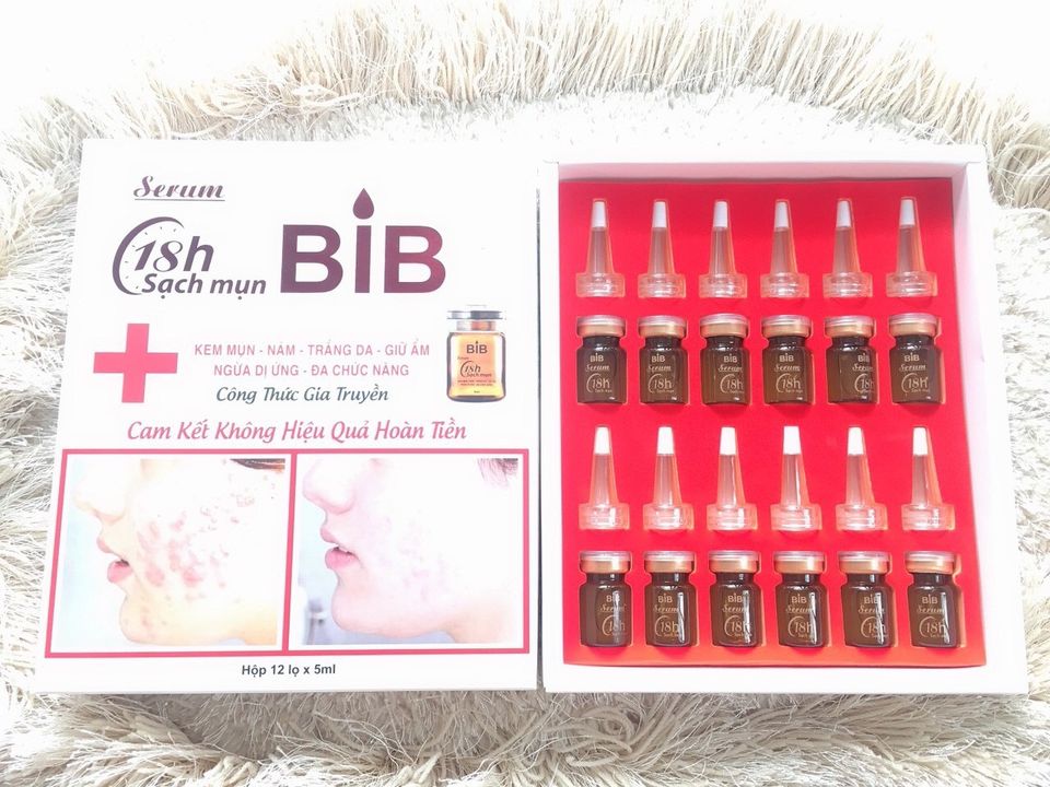Serum Sạch Mụn 18H (1Lọ /5Ml)/ Hộp Sét 12 Lọ 650K