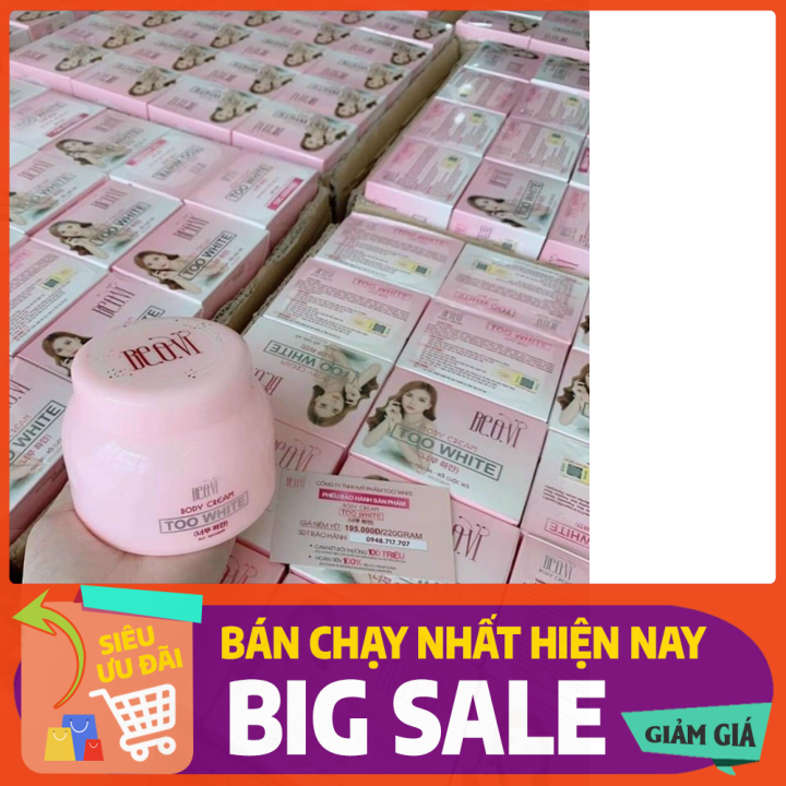 [HCM]Kem Body Too White BEOVi THU THỦY