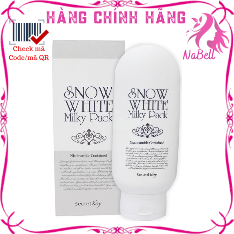 Kem Dưỡng Trắng Da Body Và Da Mặt Cao Cấp Snow White Milky Pack Da Siêu Lỳ Cũng Bật Tone ( Chính Hãng Hàn Quốc)