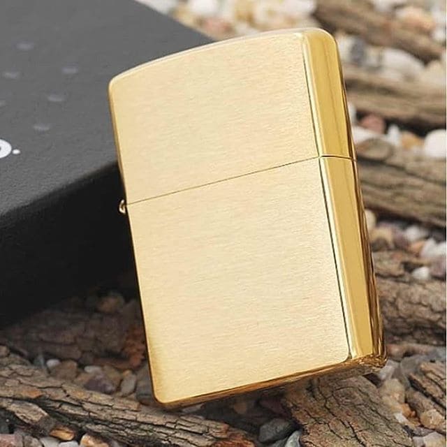 Bật Lửa Zippo Gold Plated Genuine Mỹ B-17 Lõi Vàng Thông Minh Đẹp Giá Rẻ Bền Lâu Khuyến Mãi 2020 Hot