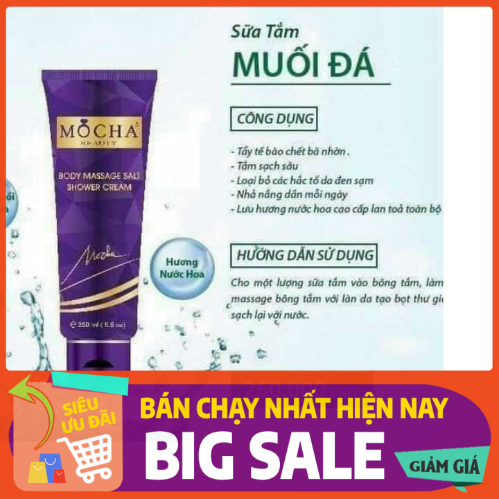 Sữa Tắm Muối Đá Mocha Hương Nước Hoa 250Ml