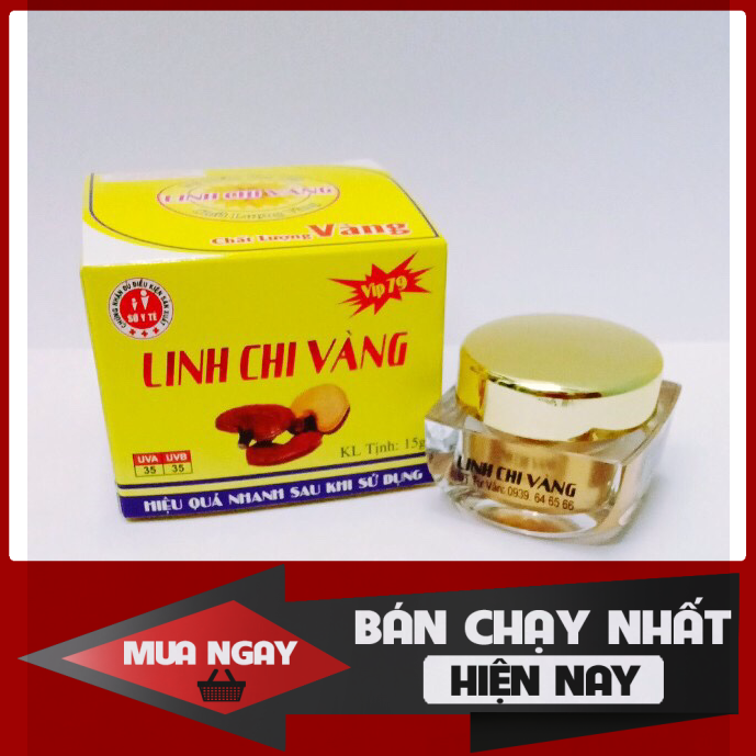[HCM]KEM SẠCH MỤN THÂM LINH CHI VÀNG 15G