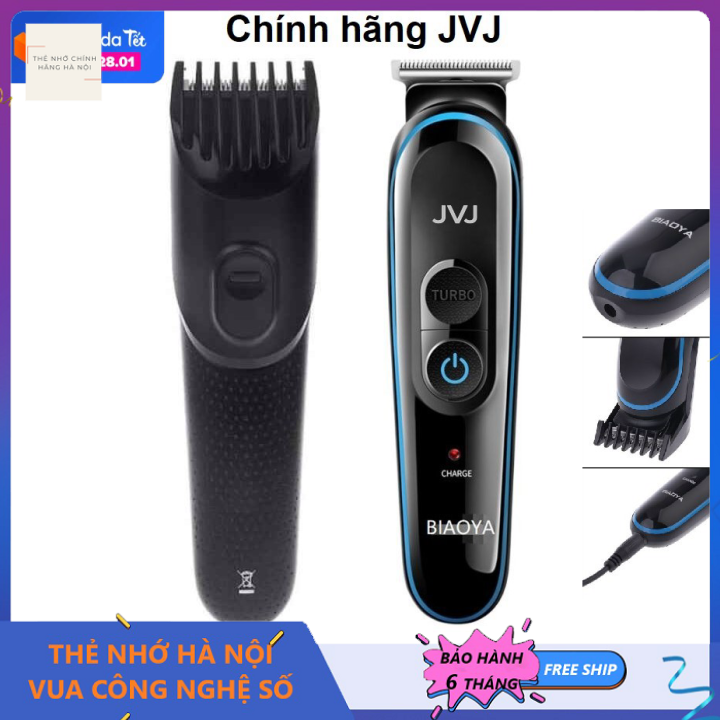 Tông đơ cắt tóc BIAOYA BAY 690 JVJ chuyên dụng kiêm máy cạo râu không dây 5 in 1 | Tông đơ chuyên dụng cắt tóc hàng cao cấp | Tông đơ đa năng cắt tóc cạo râu | Máy cạo râu siêu bền hang chính hãng – BH 6 tháng