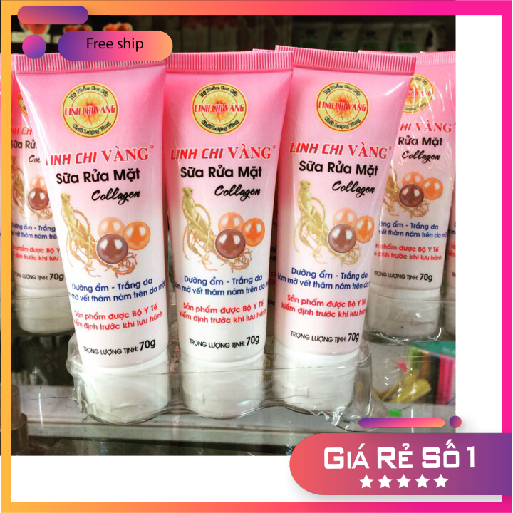 [HCM]Sữa rửa mặt Linh Chi Vàng CHÍNH HÃNG