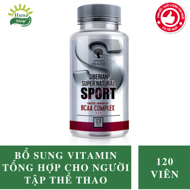 Viên Uống Tăng Cường Cơ Bắp Cho Người Vận Động Thể Thao Nhiều Siberian Sport Bcaa Complex[ Chính Hãng Nga ]