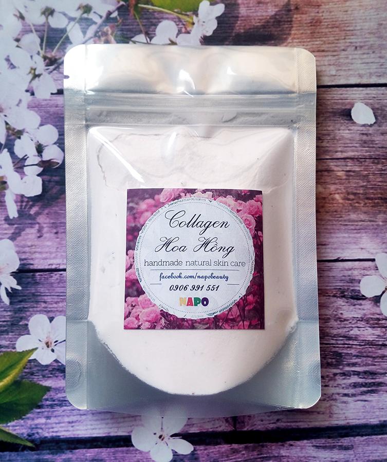 [Hcm]Bột Collagen Hoa Hồng 100 Gram - Dưỡng Da Chống Lão Hóa