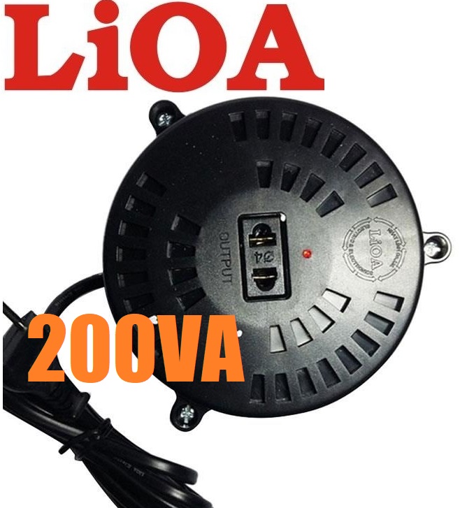 Biến áp 200VA LIOA dn002 - đổi nguồn hạ áp 1 pha vào 220v ra 110V Điện Sài Gòn