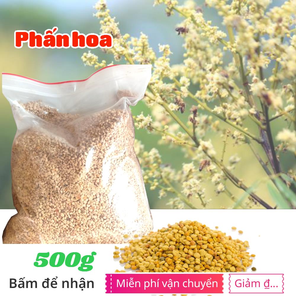 500G Phấn Hoa Bồi Bổ Sức Khoẻ - Cam Kết Đổi Trả Nếu Không Hài Lòng - Dùng Chung Với Mật Ong Và Nước Ấm Hoặc Dùng Với Sữa Chua Hoặc Ngâm Rượu Hoặc Nấu Cháo