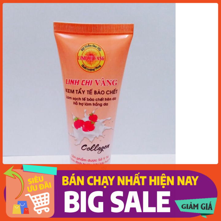 [HCM]Kem tẩy tế bào chết Linh Chi Vàng