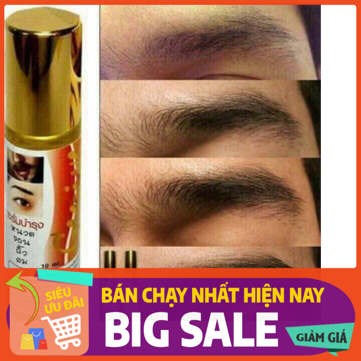 [HCM]GENIVE THÁI LAN serum-Chai lăn kích thích mọc râu chân mày