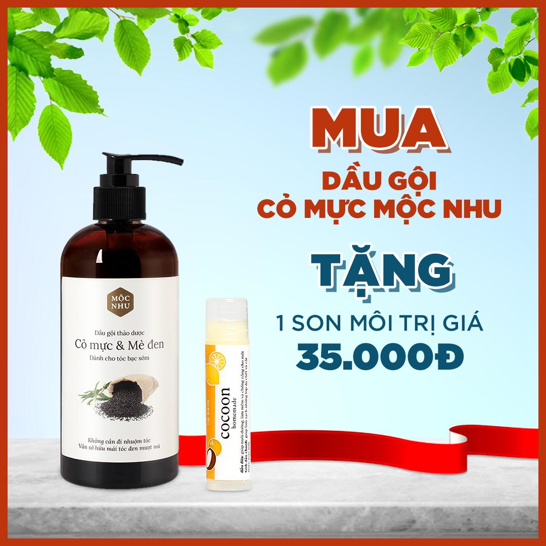 Mộc Nhu - Dầu Gội Cỏ Mực & Mè Đen Mộc Nhu - Dầu Gội Cỏ Mực Mộc Nhu