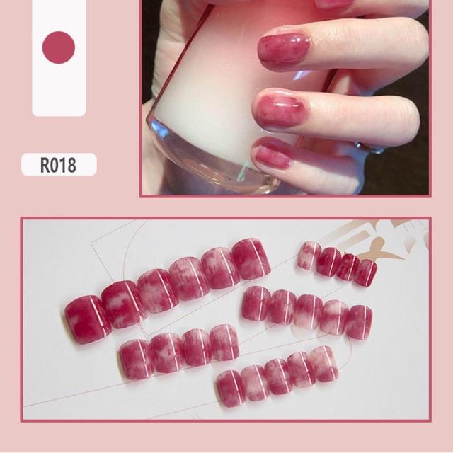 Móng Tay Giả Kèm Keo Lcr018 Hộp Nails 24 Móng Tay Giả Móng Làm Sẵn - Tự Làm Móng Trong 5 Phút Tại Nhà Giá Rẻ [Hà Nội]