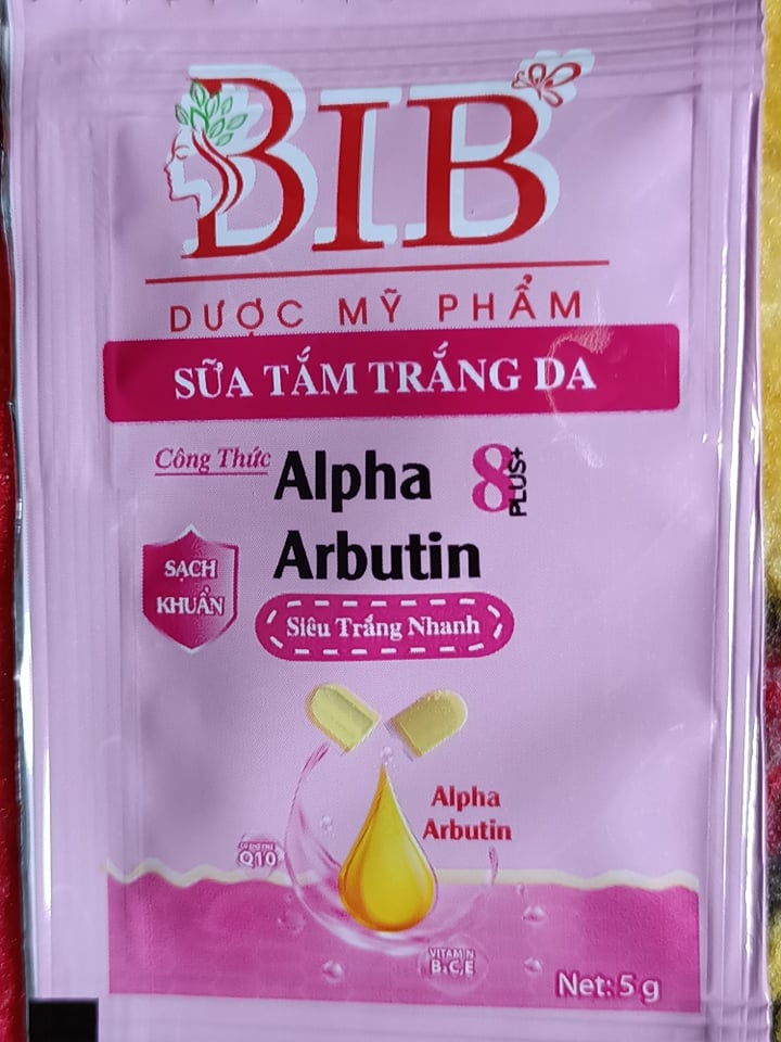 Dây Sữa Tắm Trắng Da Bib (Mua 5 Dây Tặng 1 Dây)