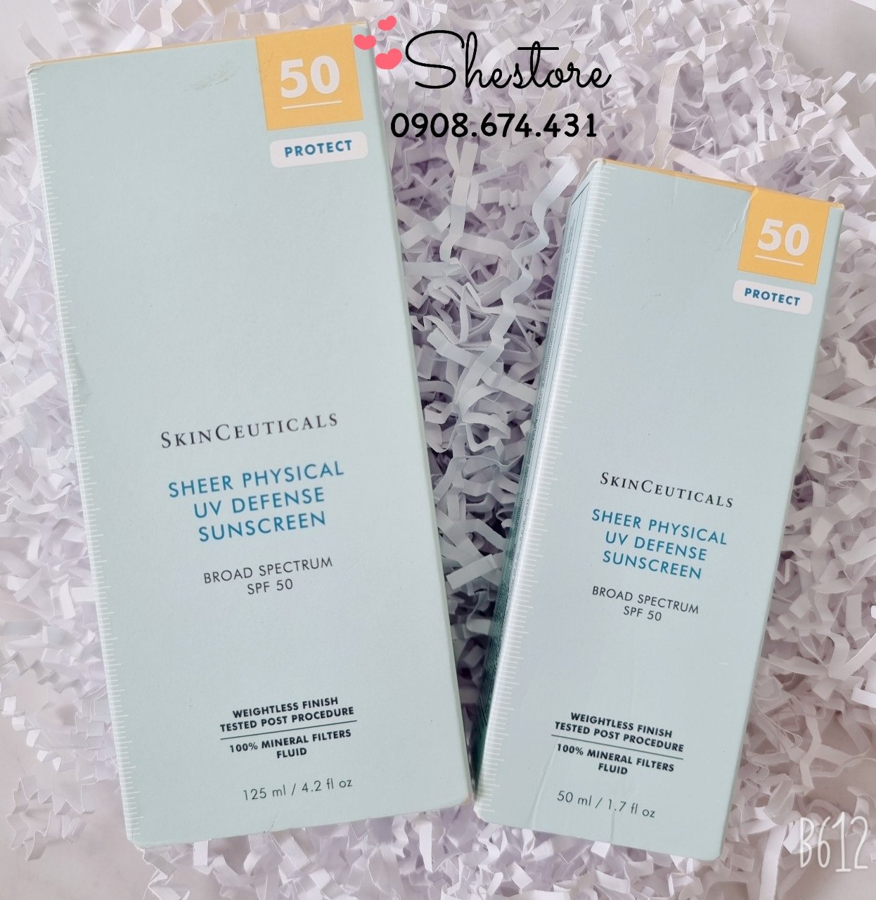 [Hcm][Nhập Mỹ] Kem Chống Nắng Vật Lý Skinceuticals Sheer Physical Uv Defense Spf50 50Ml/ 125Ml