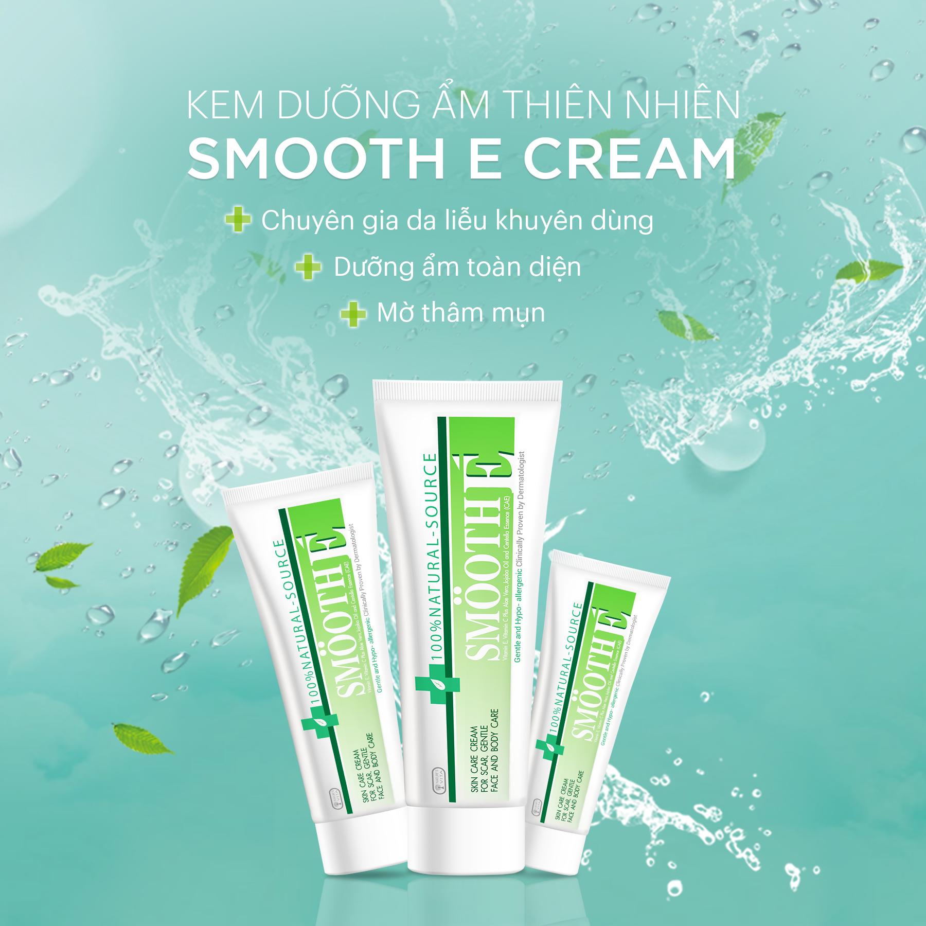 Kem Dưỡng Ẩm Mờ Thâm Smooth E Thái