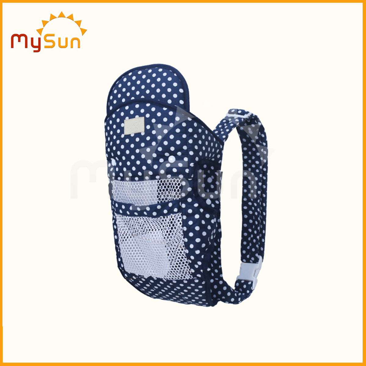Đai địu vải cho em bé sơ sinh trẻ em 3 - 18 tháng tuổi ngồi có chùm đầu chính hãng MySun