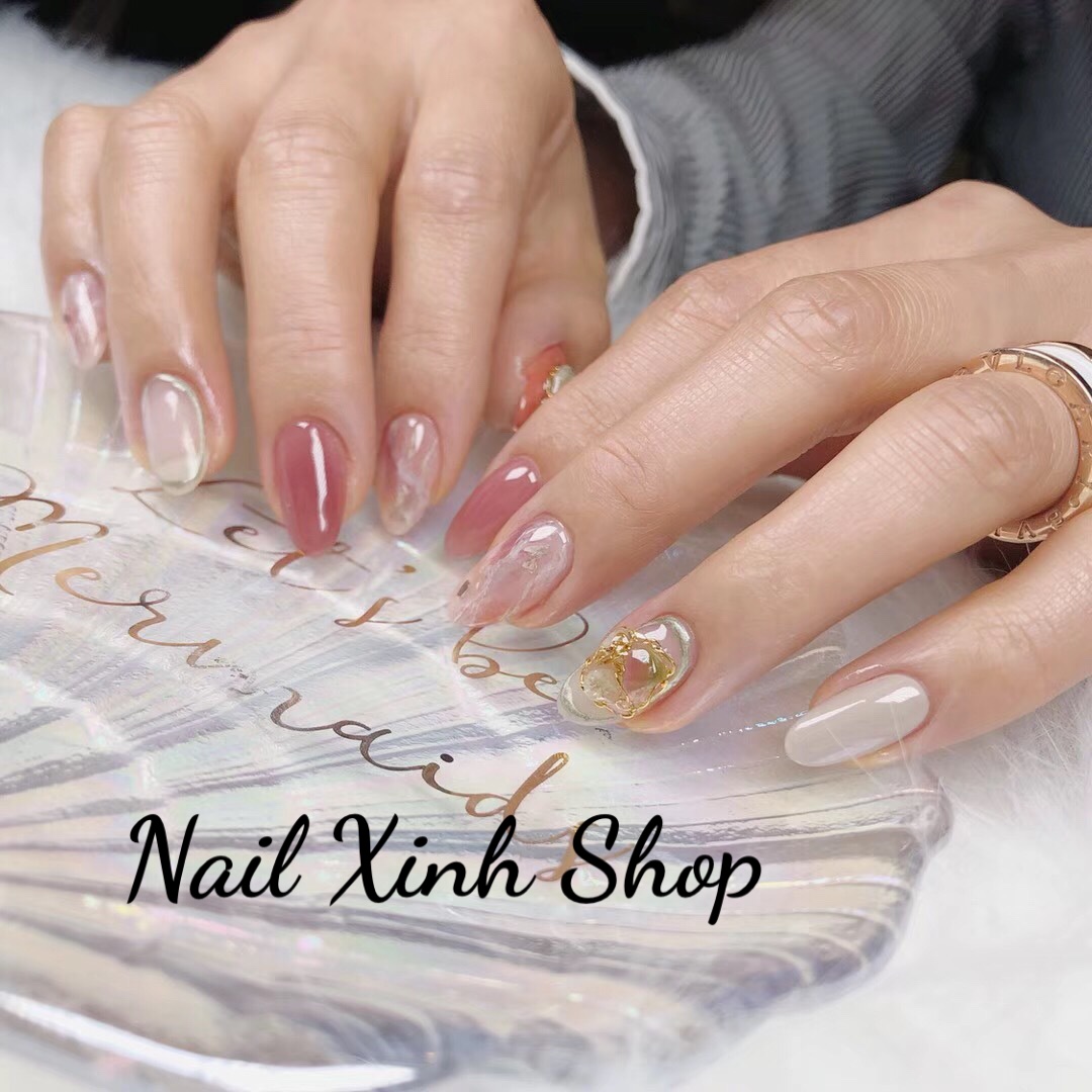 Dĩa Con Sò Đĩa Con Sò Thuỷ Tinh Dụng Cụ Trang Trí Phụ Kiện Làm Nail