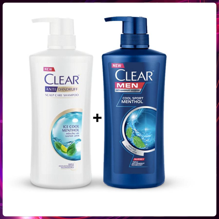 Dầu gội đầu dầu xả Clear Bạc Hà – Hàng chính hãng chất lượng soos 1