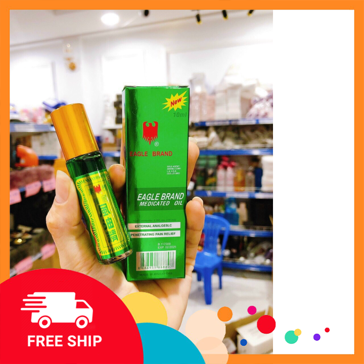 [HCM]Dầu xanh Con Ó dạng lăn 10ml