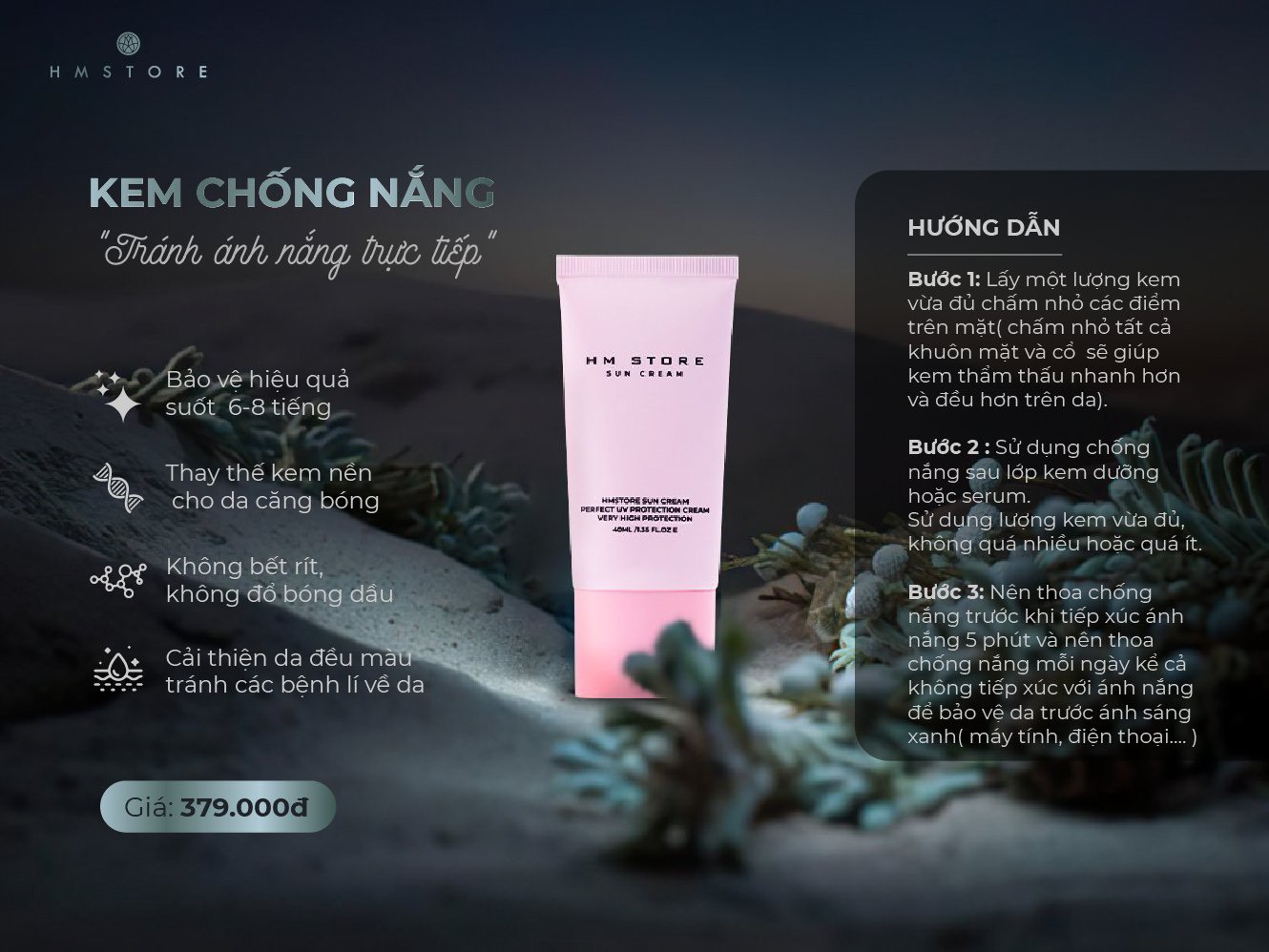 Kem Chống Nắng Hmstore