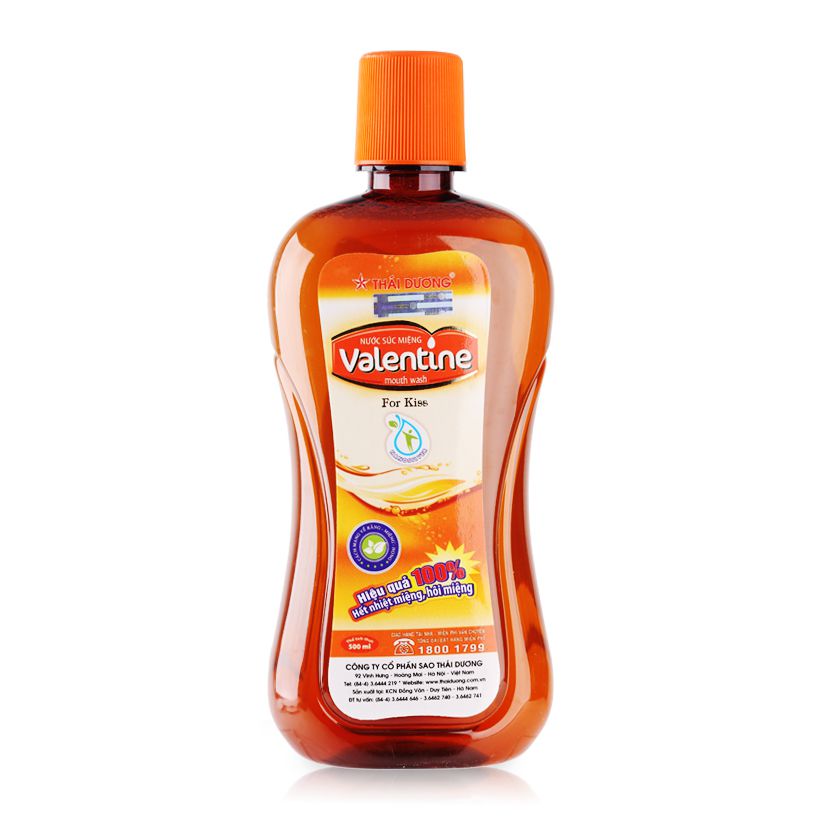 Nước súc miệng VALENTINE – Thái Dương – 500 ml