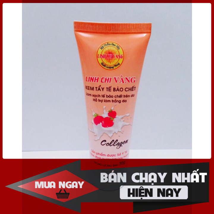 [HCM]Kem tẩy tế bào chết Linh Chi Vàng