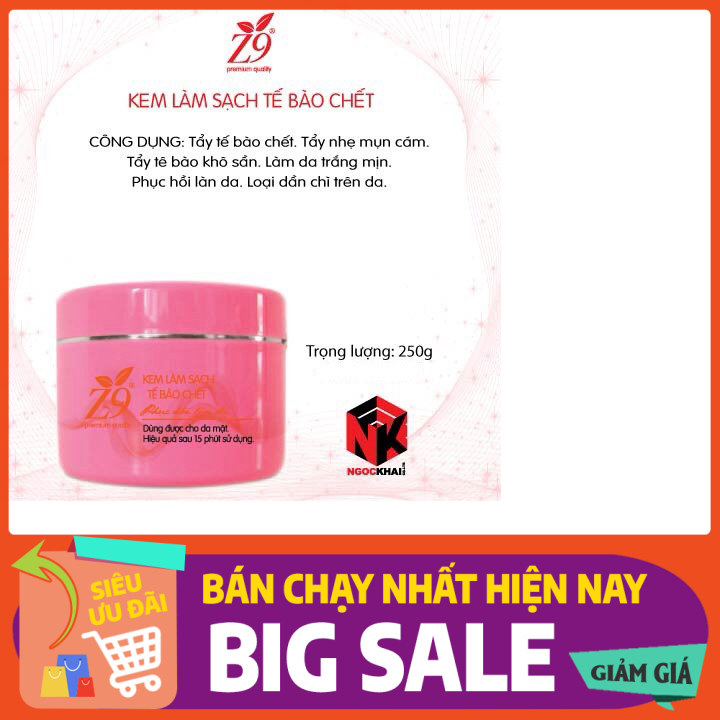 [HCM]Kem tẩy tế bào chết Z9 250G