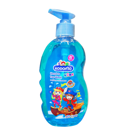 [Hcm]Dầu Tắm Gội Kodomo Blue Candy – 400Ml