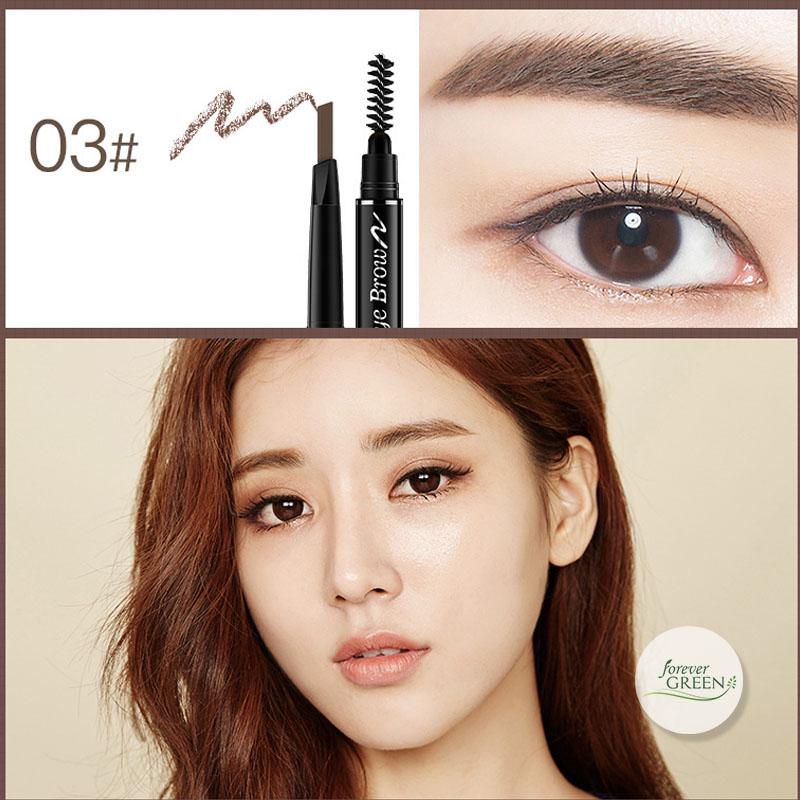 Chì Kẻ Mày Double Effect Lameila 02 đầu không thấm nước MC113