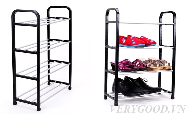 Giá để giày dép inox 4 tầng giá rẻ Giá để giày dép inox 4 tầng giá rẻ