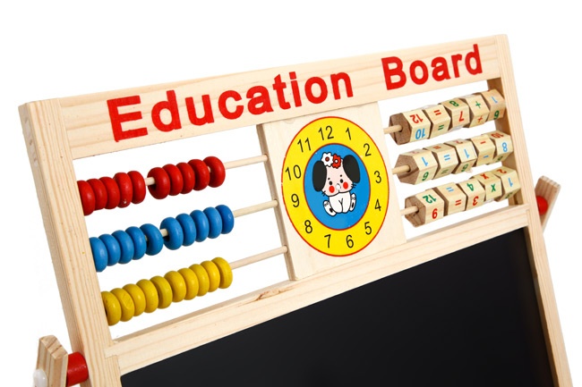 khuyen mai bang tu 2 mat education board va bo chu so cho be gia re