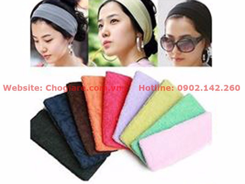 Com bo 7 Băng đô quấn tóc trang điểm Nhật Bản 5