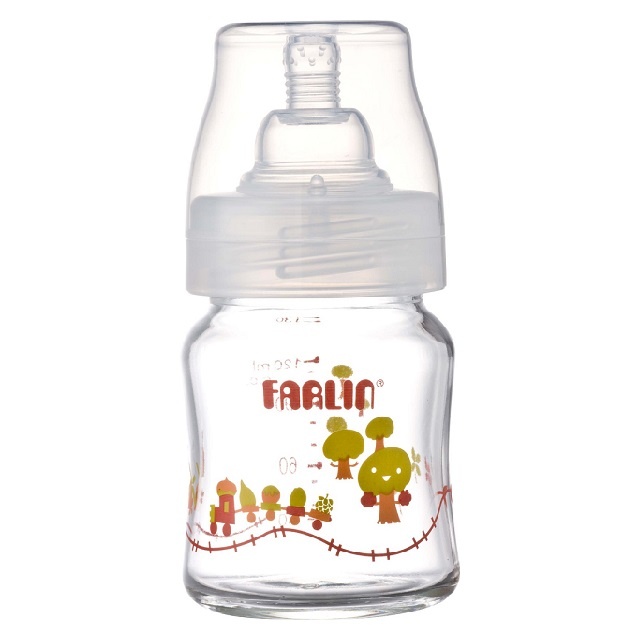 Bình Thủy Tinh Farlin Cổ Rộng ABB.B001.12 (120cc)