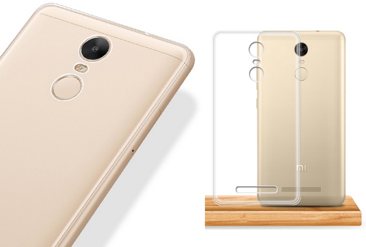 Ultra-thin Clear Crystal TPU Silicone Case Cover for Redmi Note 3