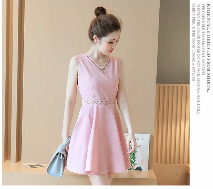 ĐẦM XÒE CỔ V CAO CẤP BY4154 7