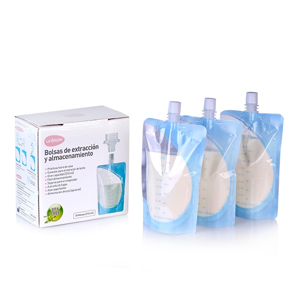 Túi trữ sữa mẹ trực tiếp từ máy hút sữa Unimom ( Loại 20 túi/hộp) UM870282:3745