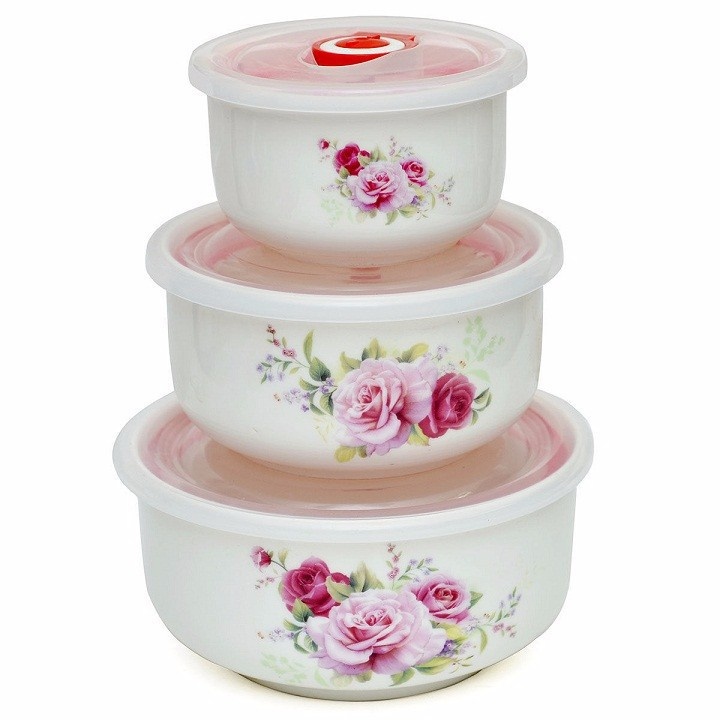 Bát sứ có nắp hút chân không 1