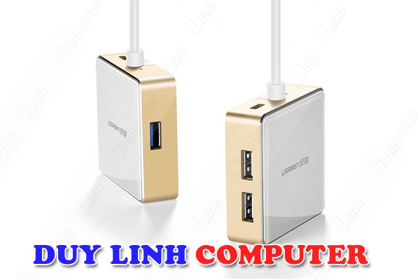 Cáp chuyển đổi USB Type C to VGA + Hub 1 USB 3.0, 2 USB 2.0Ugreen 30442