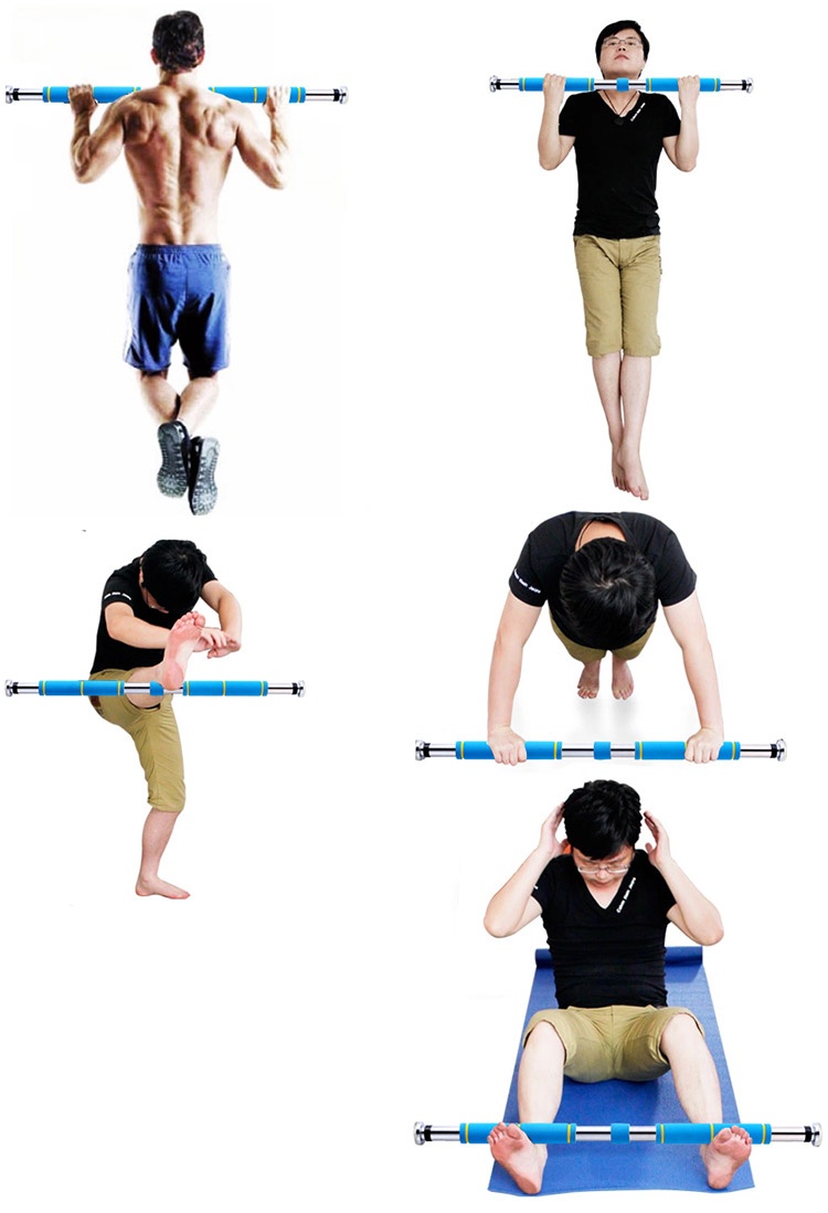 một vài cách tập thể dục với xà đơn treo tường 60-100 cm loại mới 2015