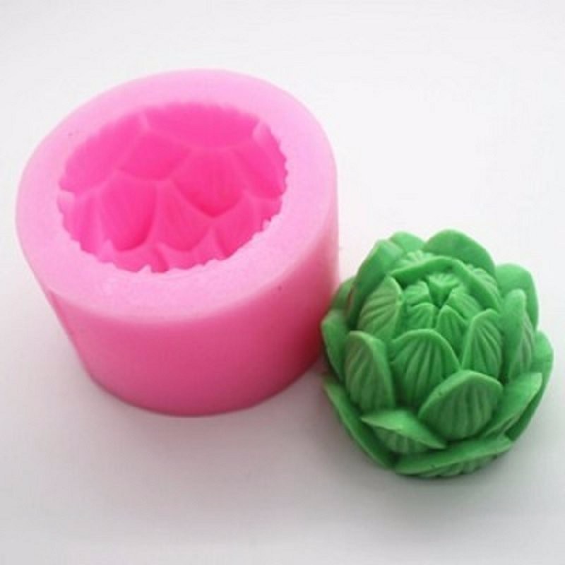 KHUÔN SILICON 4D BÚP SEN 2