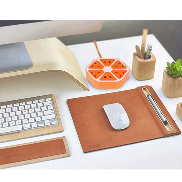 Ổ cắm điện hình trái cam 4 cổng USB