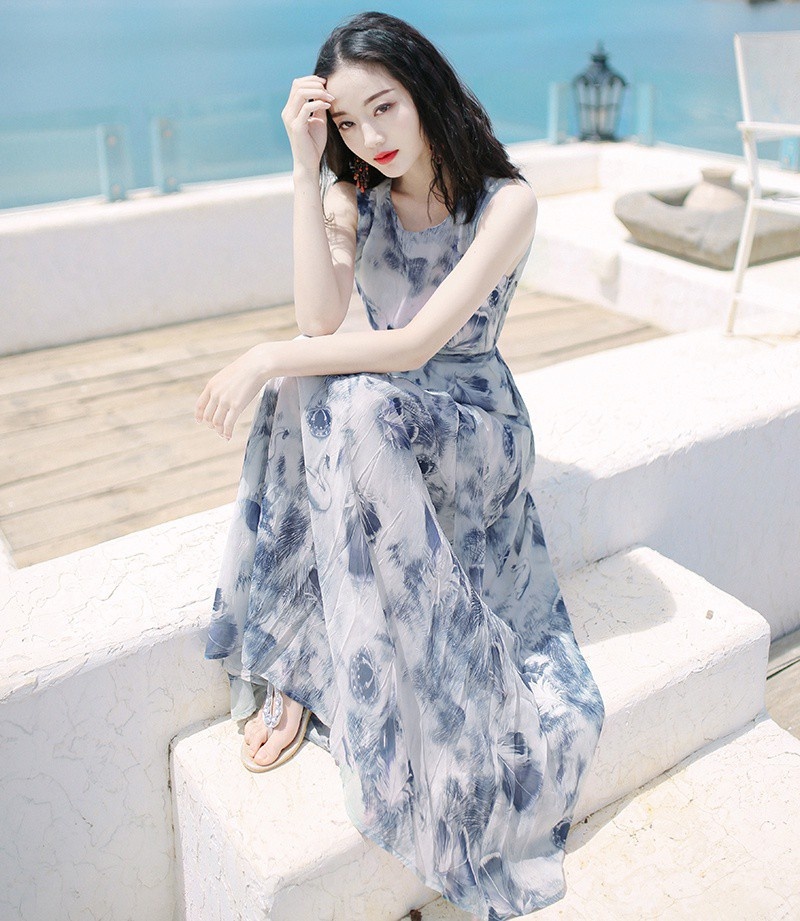 HÀNG NHẬP-ĐẦM MAXI HỌA TIẾT CAO CẤP BY4163 9