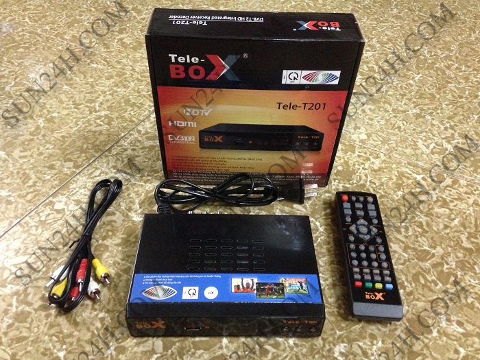 Đầu thu kỹ thuật số DVB T2 Tele T201 chính hãng