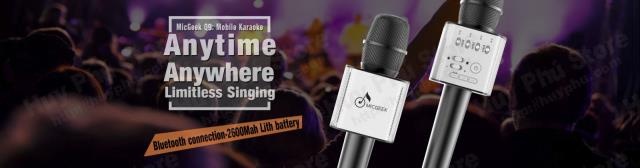 Mic Karaoke Kiêm Loa Bluetooth MicGeek Q9