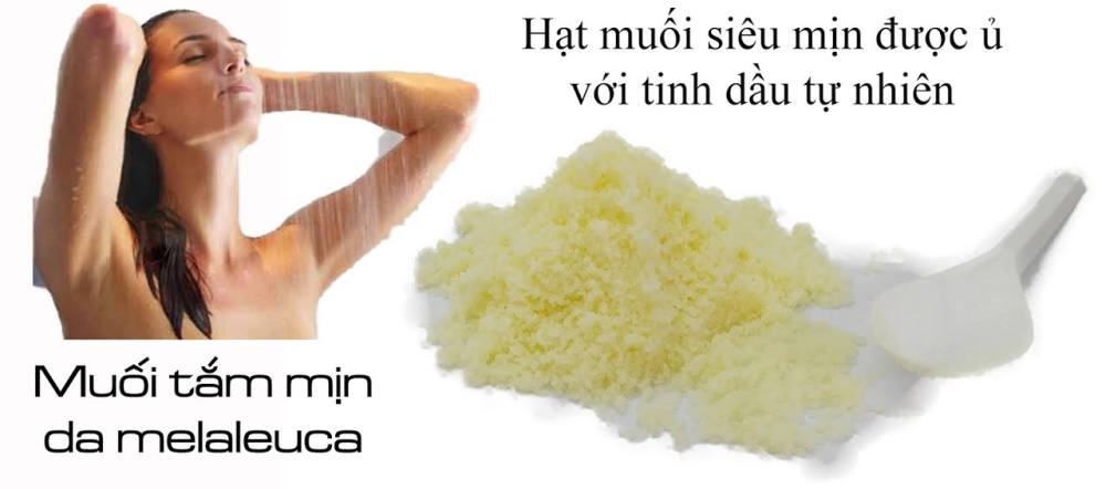 Muối tắm mịn da