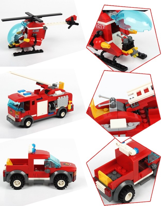 Đồ Chơi Lego Trạm Cứu Hỏa Gudi 9217